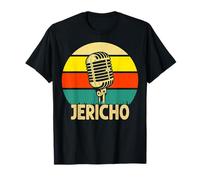 Jericho Microphone rétro avec nom Amusant des années 80 Vintage Lovers T-Shirt