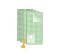 Jerilla 4 Pièces Tapis de Ddécoupe pour Cricut Maker 12 x 24" avec Raclette