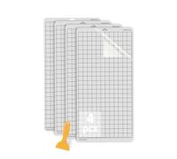 Jerilla 4 Pièces Tapis de Ddécoupe pour Cricut Maker 12 x 24" avec Raclette