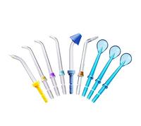 Jerilla 9 pièces Set de Buses pour Irrigateur Buccal, Embout Jet de Remplacement Accessoires Compatible avec Waterpik Fil Dentaire D’eau WP-100/WP-250/WP-300/WP-450/WP-560/WP-660/WP-811/WP-900