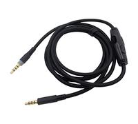Jerilla Câble Audio Compatible pour HyperX Cloud Mix/HyperX Cloud Alpha - Cordon de Remplacement avec Contrôle Inline Mute & Volume
