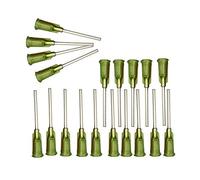 Jeringa dispensadora agujas con Luer Lock 14 Ga x 1 pulgada de longitud, punta roma, interfaz de tornillo, paquete de 100
