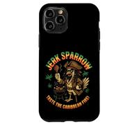 Jerk Sparrow Barbecue amusant au poulet pirate des Caraïbes Coque pour iPhone 11 Pro