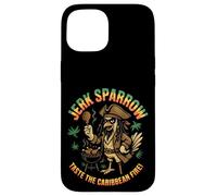 Jerk Sparrow Barbecue amusant au poulet pirate des Caraïbes Coque pour iPhone 15