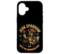 Jerk Sparrow Barbecue amusant au poulet pirate des Caraïbes Coque pour iPhone 16