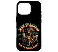 Jerk Sparrow Barbecue amusant au poulet pirate des Caraïbes Coque pour iPhone 16 Pro