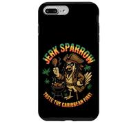 Jerk Sparrow Barbecue amusant au poulet pirate des Caraïbes Coque pour iPhone 7 Plus/8 Plus
