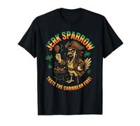 Jerk Sparrow Barbecue amusant au poulet pirate des Caraïbes T-Shirt