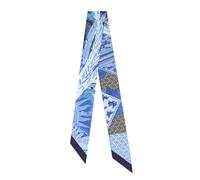 JERLA Foulard 100% soie de mûrier, pour bandeau pour cheveux, sac à main, pour femme, 33.5"×1.97"