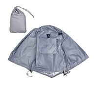 Jerliflyer 109x76x74cm Cubierta Para Jaula Para Perros Cubierta Impermeable Para Jaula Para Mascotas a Prueba de Polvo Para protección Interior y Exterior Cubierta Para Jaula Para (Gris)