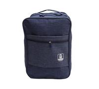 Jerliflyer 3 Layers Travel Shoe Bag Holds 3 Pairs of Shoes, Portable Storage Bag for Travel, Camping, and Daily Use Shoe Storage Bag for Travel (Navy Blue)
