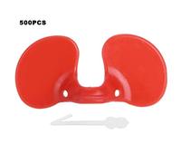 Jerliflyer 500Pcs Chicken Blinderspoultry Protection Glasses Anti Pecking Eye Glasses Tool for Poultry Care Necessities
