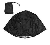 Jerliflyer 63.5x50.8x48cm Dog Cage Cover Pet Kennel Cover with Sun Protection for Indoor and Outdoor Use (Black)