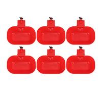 Jerliflyer 6pcs Aves de Corral automáticas bebidas bebidas Grandes espesor de espesor recipiente de Agua Para Gatos, Perros, Pollos, patos, g1 8 hilo Masculino ABS espesado de