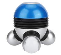 Jerliflyer Appareil De Massage Vibrant, Mini Masseur Vibrant Portatif Tenu dans la Main avec Lumière LED pour Le Soulagement de la Douleur des Jambes du Cou de la Tête(Bleu)