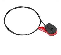 Jerliflyer Cable pour Tondeuse, Interrupteur D'accélérateur, Poignée Levier, Câble d'Accélérateur Universel pour Tondeuse Gazon, Kit de Poignée, Compatible avec la Plupart des Tondeuses Jardin, 65"