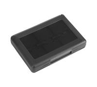 Jerliflyer Étui pour Carte Mémoire De Jeu, Boîte De Rangement pour Cartouche 28 en 1 Support en Plastique pour 3ds Dsl Dsi LL(Noir)