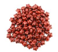 Jerliflyer Perle à cacheter, 100pcs Perles de Cire à cacheter pour Sceau rétro Timbre enveloppe de Mariage Carte d'invitation étoile à Cinq Branches Perle de Cire à cacheter(Or Rouge)
