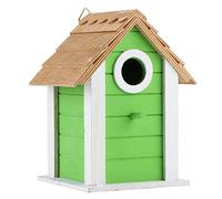 Jerliflyer Wooden Bird House for Parrots Balcony Bird House Outdoor Garden Balcony Resting Cage Nest Box Supplies