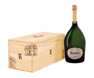 Jéroboam Champagne R de Ruinart Brut - Caisse Bois