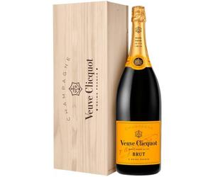 Jéroboam - Champagne Veuve Clicquot - Brut Carte Jaune - Caisse Bois