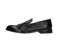 Jerold Wilton - Mocassins en cuir à double boucle - Homme - Chaussures - Noir - Taille: 42 1/2 EU