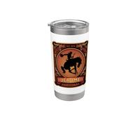 Jerome Arizona Cowboy Western Old West Gobelet isotherme en acier inoxydable double paroi