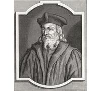 Jérôme de Prague 1379-1416. Philosophe scolastique tchèque réformateur théologien et professeur. D'une impression du XVIIIe siècle par Adolf van der Laan. Poster imprimé par Ken Welsh (33 x 43 cm)