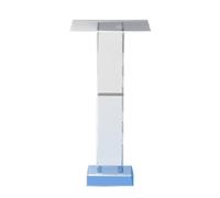 Jerool Pupitre transparent, bureau debout, lutrin lumineux LED, lutrin chrétien, convient pour les conférences, les mariages, les scènes et les événements religieux