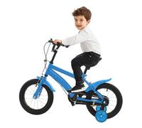 Jerool Vélo pour Enfants de 14 Pouces, adapté aux Enfants âgés de 6 à 9 Ans, équipé de Roues stabilisatrices et d'un système de Double freinage, avec Selle réglable pour l'entraînement en extérieur.