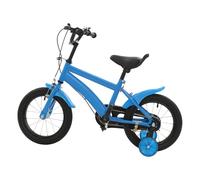 Jerool Vélo pour Enfants de 14 Pouces, équipé de Roues stabilisatrices, d'une Selle et d'un Guidon réglables, adapté à l'apprentissage et à la Pratique du vélo en extérieur.