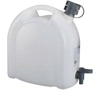 Pressol Jerrican 21 187 – 20 L – avec robinet et tuyau – empilable – blanc