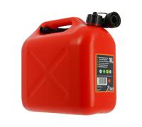 Jerrican 10L homologué carburants - PRECISION STEEL - L310 xl170 x H300mm - flexible diam : 19mm - L : 310mm - Diam goulot : 32mm