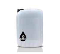 Jerrican de 10 L - Conteneur bouteille empilable approuvé par l'ONU + bouchon inviolable de 51 mm | Parfait pour le stockage d'eau liquide NATUREL