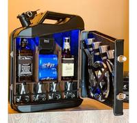 Jerrican de Noël - Mini bar portable de rangement de whisky pour homme, cadeau personnalisé pour papa, petit ami, mari, patron