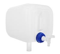 Jerrican D'eau Portable 20l avec Bec Verseur, Hdpe Blanc pour Camping | Stockage Extérieur Léger et Étanche, Réduit les Fuites, Usage Voyage, Réservoir Pratique pour Voiture