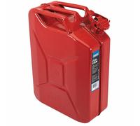 Jerrican Draper Bidon carburant en acier rouge 20L