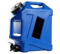 Jerrican Eau 12L pour robuste pour Extérieur Jerrican Eau 12L(Blue 12L) | pour robinets fixes pratiques, écoulement contrôlé, plastique HDPE pour durable, idéal jardin camping, capacité 12 litres