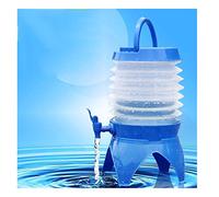 Jerrican eau 5L Réservoir D'eau En Plastique Avec Robinet Pliant Conteneur D'eau Urgence Carafe De Stockage De L'eau Sans BPA Seau D'eau Pour Camping En Plein Air Randonnée Ouragan Pliable Portable Sa