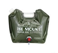 Jerrican Eau Souple 7.5L Large Ouverture Anti-Fuite | Capacité 7.5L, pour robinet intégré, idéal camping, plage, randonnée, matériau sûr BPA
