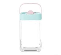 Jerrican Eau Transparent 2.5L Ouverture Large pour pe Jerrican(Blue 2500ml) | Capacité 3.5L idéale, robinet push-button, parfait camping randonnée, matériau pour pe résistant