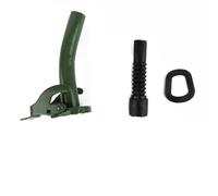 Jerrican en métal, buse en caoutchouc flexible, bec verseur de carburant en acier avec joint d'étanchéité, longueur 38 cm, vert kaki, pour conteneurs de 5 L, 10 L, 20 L