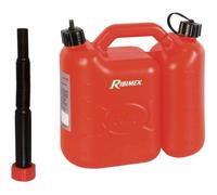 Jerrican Essence Double Usage 5L et 2L - Polyéthylène - Résistant et Pratique - Rangement Sécurisé - D-Work