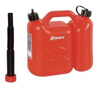 Jerrican Essence Double Usage 5L et 2L - Polyéthylène - Résistant et Pratique - Rangement Sécurisé - D-Work