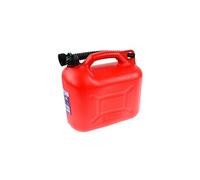 GEKO Jerrican essence en plastique avec bec verseur Rouge 10 L rouge