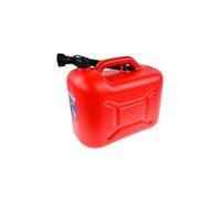 GEKO Jerrican en plastique avec bec verseur pour carburant, huile, eau 20 l avec atteste