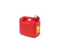 EDA - Jerrican Essence 10 L - avec Bec Verseur Rigide - Homologué pour Carburant et Hydrocarbures - 32,1 x 17,8 x 30,1 cm - Rouge
