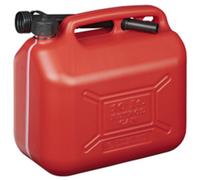 Jerrican, plastique, 10 litres, rouge