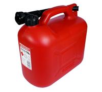 Jerrican plastique pour essence - MC GARDEN - 10L - Entonnoir avec bouchon - Étanche - Températures -25°C à +50°C