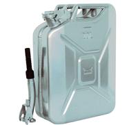 Jerrican Réserve 20 L Métal Avec Buse Flexible Distributeur Pompe à Carburant